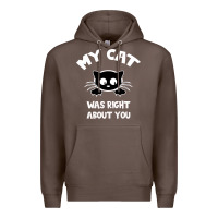 Coffee My Cat Was Right About You Premium Hoodie - Bettercallsaul