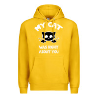 Lemon My Cat Was Right About You Premium Hoodie - Bettercallsaul