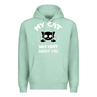 Seafoam My Cat Was Right About You Premium Hoodie - Bettercallsaul