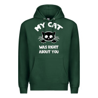 Sports Green My Cat Was Right About You Premium Hoodie - Bettercallsaul