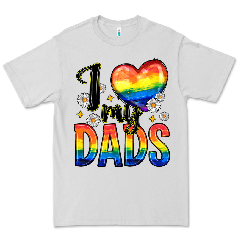 I Love My Dads Premium Tee by Zillion Design Studio | Teevron