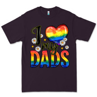 Plum i love my dads Premium Tee - Zillion Design Studio