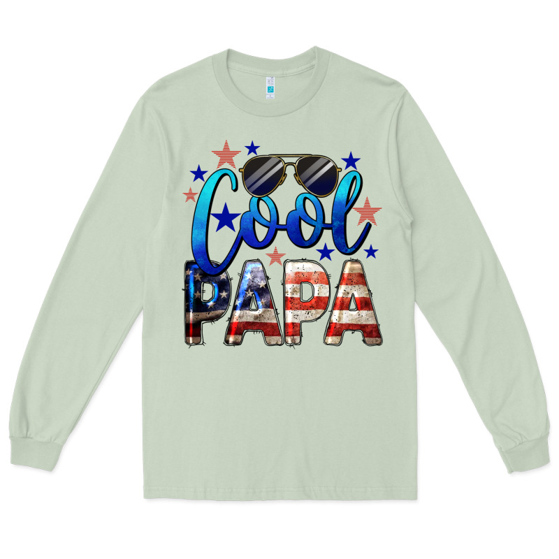 Cool Papa American Long Sleeve Tee by LillyAllenDesigns | Teevron