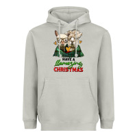 Moon Dust have a llamazing christmas alpaca head Heavyweight Hoodie - LillyAllenDesigns