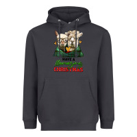 Smoke have a llamazing christmas alpaca head Heavyweight Hoodie - LillyAllenDesigns
