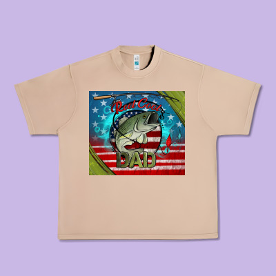 Reel Cool Dad Fishing Urban Heavy Tee Designed By Jasminsmagicworld