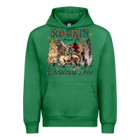 Emerald rockin around the christmas tree Urban Hoodie - CowGirlArtShop
