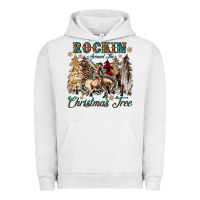 Pigment Lunar Rock rockin around the christmas tree Urban Hoodie - CowGirlArtShop