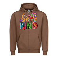 Chestnut autism be kind Zipper Hoodie - NancyCooperArtShop