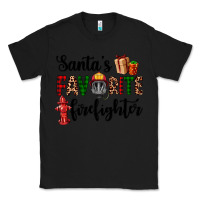 Black santa's favorite firefighter Classic Tee - AdoDesignShop