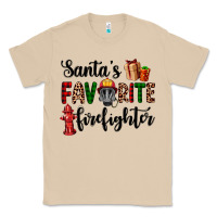 Mushroom santa's favorite firefighter Classic Tee - AdoDesignShop
