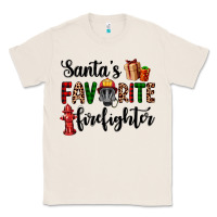 Natural santa's favorite firefighter Classic Tee - AdoDesignShop