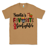 Toasted Coconut santa's favorite firefighter Classic Tee - AdoDesignShop
