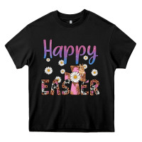 Black happy easter cross Heavy Core Tee - Artiststas