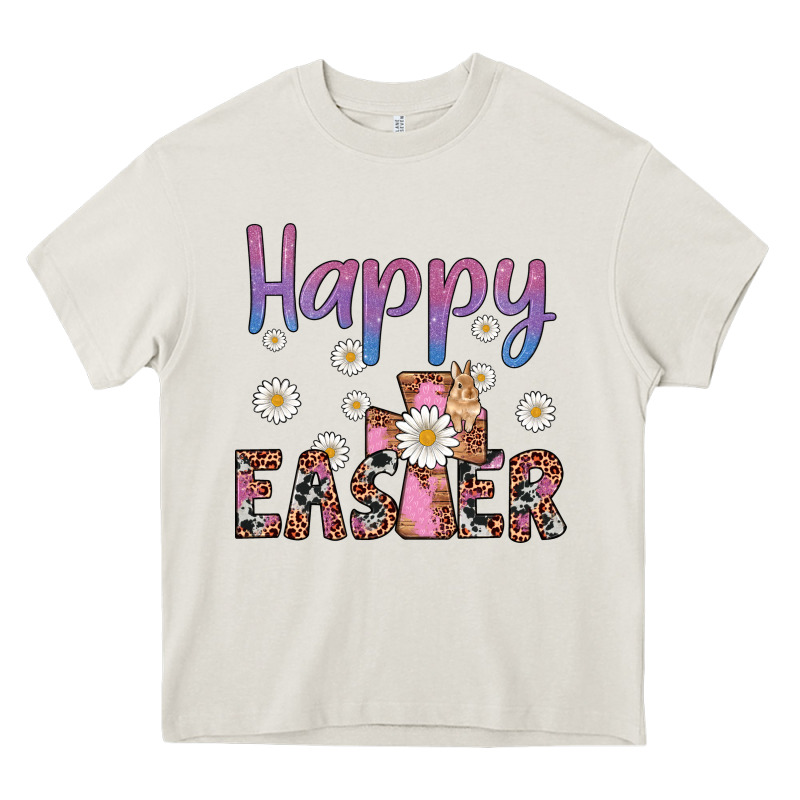 Happy Easter Cross Heavy Core Tee by Artiststas | Teevron