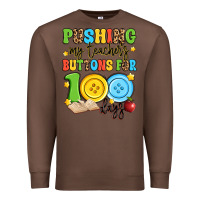 Chestnut pushing my teacher's buttons for 100 days Premium Sweatshirt - Artiststas