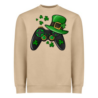 Mushroom St Patricks Day Gamer Heavyweight Sweatshirt - Jasminsmagicworld