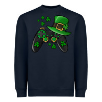 Navy St Patricks Day Gamer Heavyweight Sweatshirt - Jasminsmagicworld
