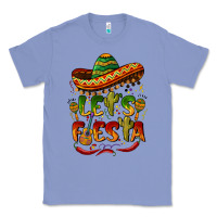 Colony Blue let's fiesta mexican hat Classic Tee - BarkalooDesign