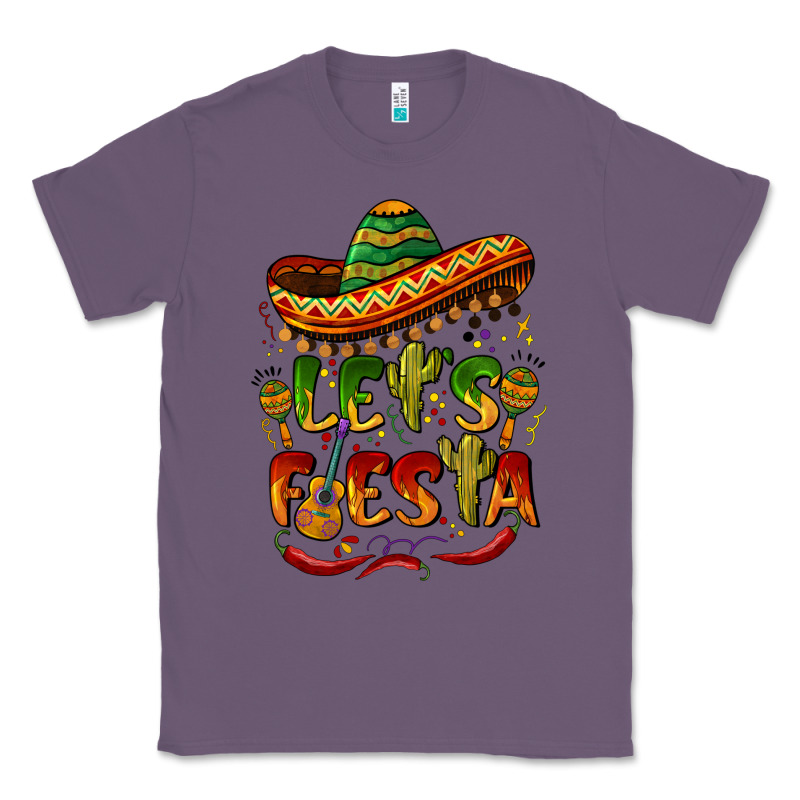 Let's Fiesta Mexican Hat Classic Tee by BarkalooDesign | Teevron