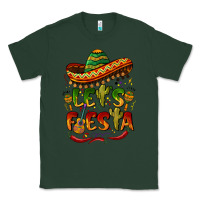 Sports Green let's fiesta mexican hat Classic Tee - BarkalooDesign
