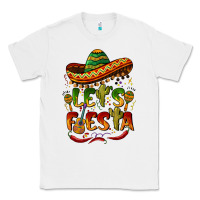 White let's fiesta mexican hat Classic Tee - BarkalooDesign