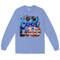 Colony Blue Cool American Dad Long Sleeve Tee - LillyAllenDesigns
