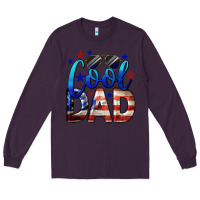 Plum Cool American Dad Long Sleeve Tee - LillyAllenDesigns