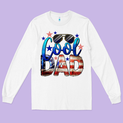 Cool American Dad Long Sleeve Tee Designed By Lillyallendesigns