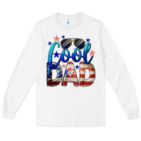 White Cool American Dad Long Sleeve Tee - LillyAllenDesigns
