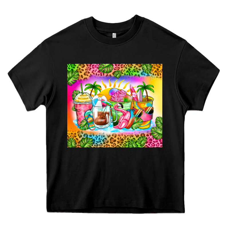 Summer Coffee Cups Heavy Core Tee by Zillion Design Studio | Teevron
