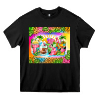 Black summer coffee cups Heavy Core Tee - Zillion Design Studio