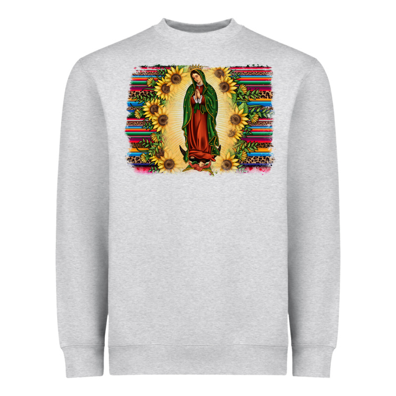 Serape Our Lady Of Guadalupe2 Heavyweight Sweatshirt by JahusDesignShop | Teevron
