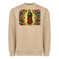 Mushroom serape our lady of guadalupe2 Heavyweight Sweatshirt - JahusDesignShop