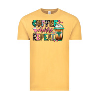 Vintage Mustard nurse coffee repeat Vintage Tee - Jasminsmagicworld