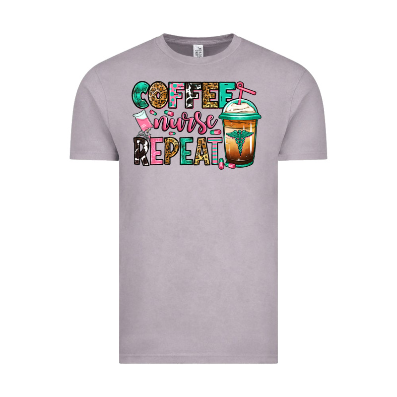 Nurse Coffee Repeat Vintage Tee by Jasminsmagicworld | Teevron