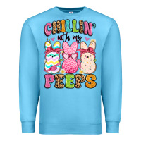 Ocean Blue chillin' with my peeps Premium Sweatshirt - Artiststas