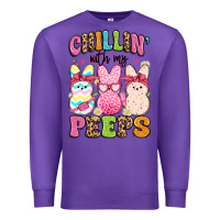 Purple chillin' with my peeps Premium Sweatshirt - Artiststas