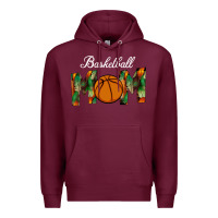 Burgundy Basketball Mom Premium Hoodie - Bettercallsaul
