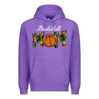 Purple Basketball Mom Premium Hoodie - Bettercallsaul
