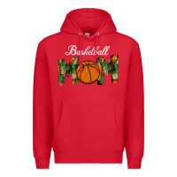 Red Basketball Mom Premium Hoodie - Bettercallsaul