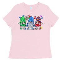 Bubblegum Pink autism gnome Ladies Tee - JahusDesignShop