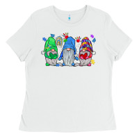White autism gnome Ladies Tee - JahusDesignShop