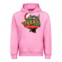 Fuchsia Pink texas christmas Urban Hoodie - CowGirlArtShop