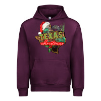 Mauve Wine texas christmas Urban Hoodie - CowGirlArtShop