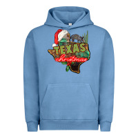 Pigment Pebble Blue texas christmas Urban Hoodie - CowGirlArtShop