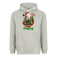 Moon Dust merry christmas alpaca face Heavyweight Hoodie - LillyAllenDesigns