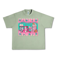 Oil Green pink christmas coffee Urban Heavy Tee - Jasminsmagicworld