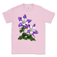 Bubblegum Pink rocky mountain columbine Classic Tee - LillyAllenDesigns