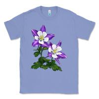 Colony Blue rocky mountain columbine Classic Tee - LillyAllenDesigns